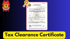 Tax Clearance Certificate